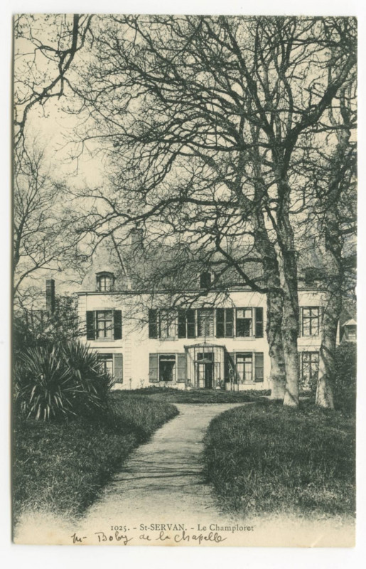 Carte postale ancienne 1025 Saint-Servan - Le Champloret.