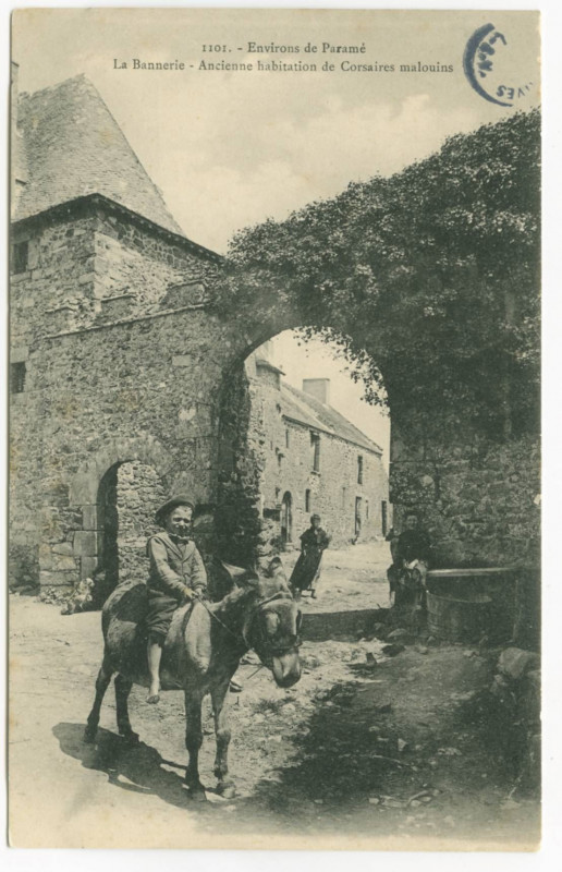 Carte postale ancienne 1101 Environs de Paramé - La Bannerie - Ancienne habitation des corsaires malouins.