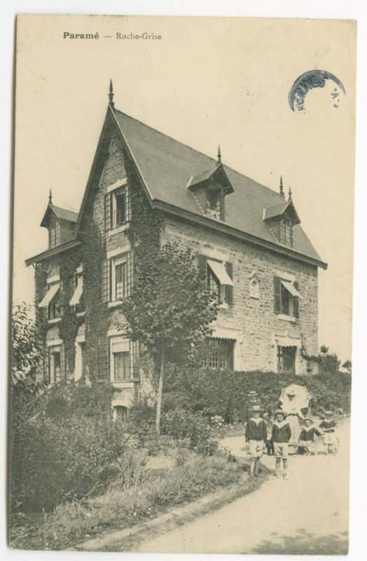 Carte postale ancienne Parame - Roche-Grise.