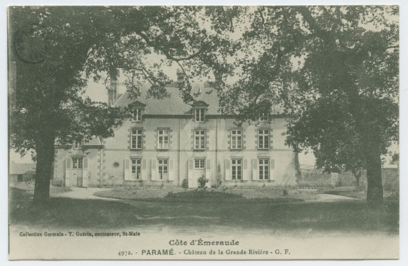 Carte postale ancienne 4972 Parame - Château de la Grande-Rivière.