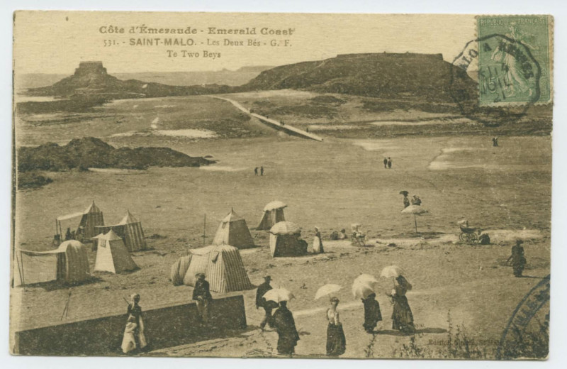 Carte postale ancienne 531 Saint-Malo - Les deux Bés.