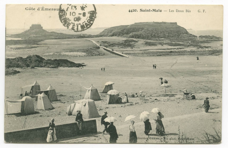 Carte postale ancienne 4420 Saint-Malo - Les deux Bés.