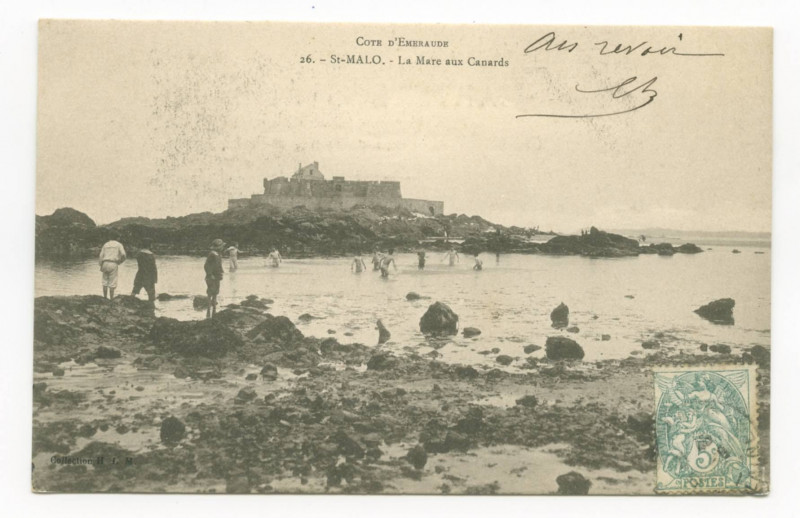 Carte postale ancienne 26 Saint-Malo - La Mare aux Canards.