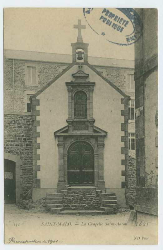 Carte postale ancienne 151 - Saint-Malo. - La chapelle Saint-Aaron