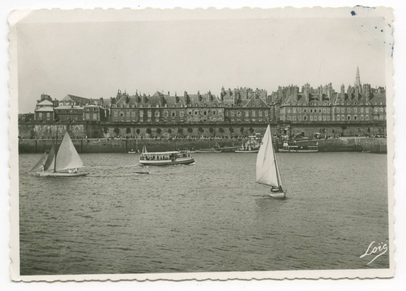 Carte postale ancienne 1361  Saint-Malo - Cité des corsaires. La cale de Dinan.