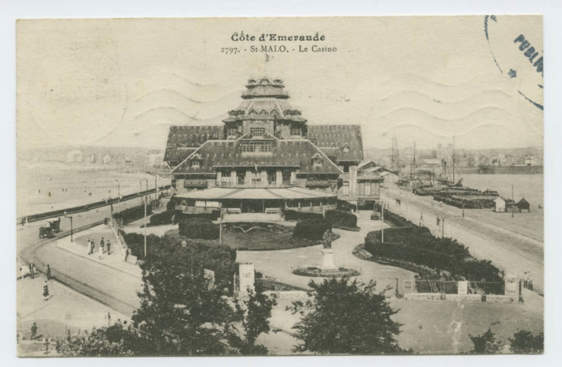 Carte postale ancienne 2797 Saint-Malo - Le casino.