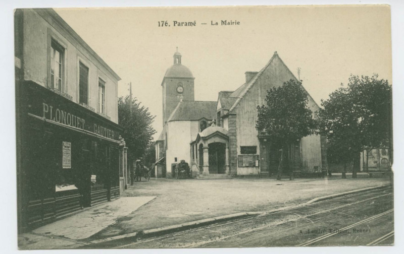 Carte postale ancienne 176 Parame - La mairie.