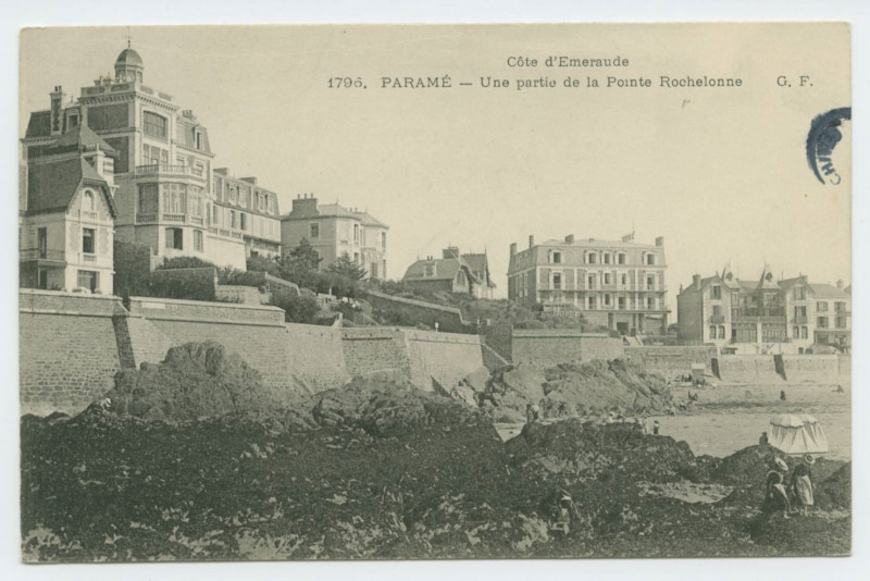 Carte postale ancienne 1796 Parame - Une partie de la pointe Rochelonne.