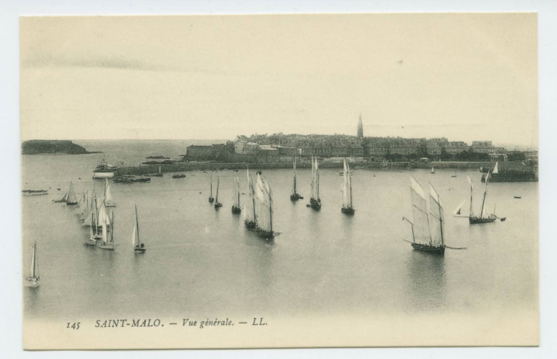 Carte postale ancienne 145  Saint-Malo - Vue Generale.
