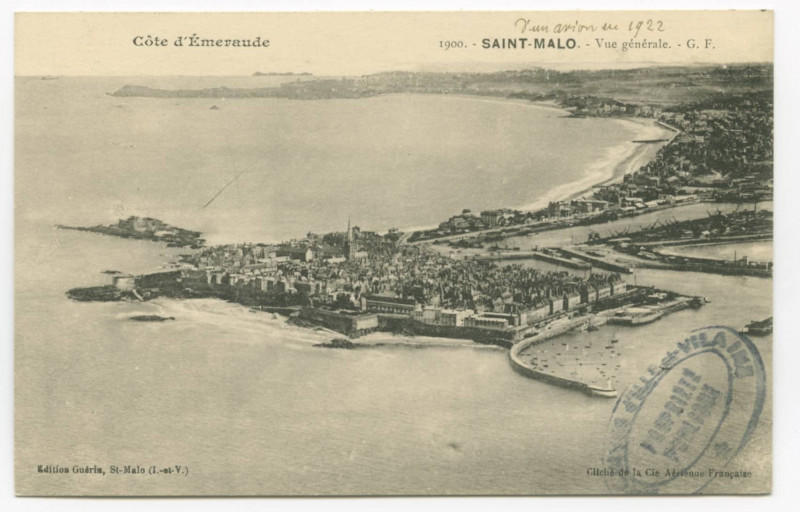 Carte postale ancienne 1900  Saint-Malo - Vue Generale.