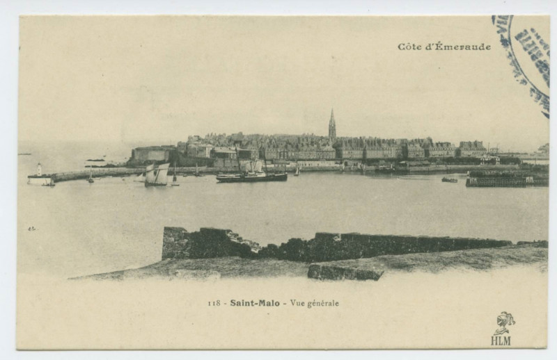 Carte postale ancienne 118  Saint-Malo - Vue Generale.