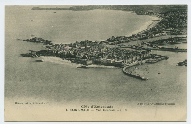 Carte postale ancienne 1  Saint-Malo - Vue Generale.