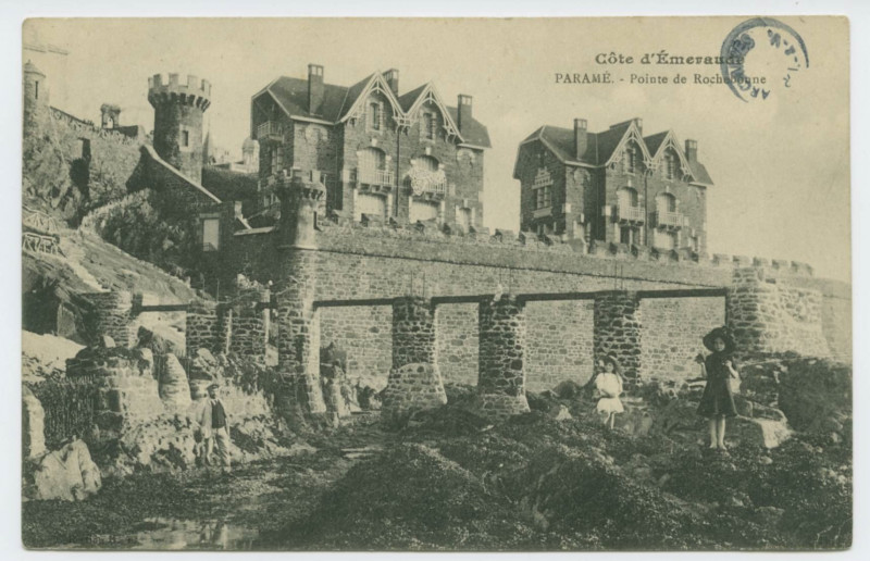 Carte postale ancienne Parame - Pointe de Rochebonne.