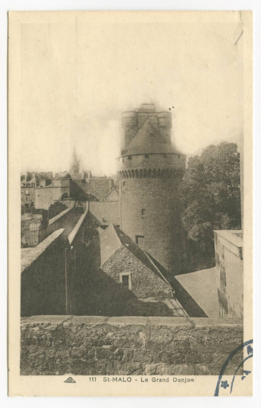 Carte postale ancienne 111 Saint-Malo - Le grand donjon