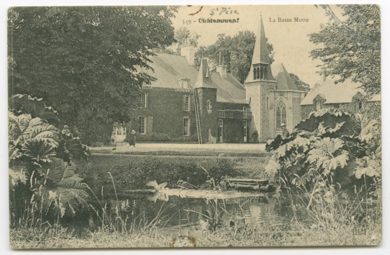 Carte postale ancienne 549 - Chateauneuf - La Basse Motte