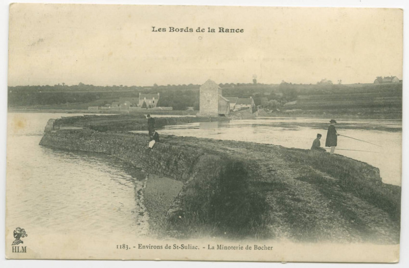Carte postale ancienne 1183. - Environs de St-Suliac. - La Minoterie de Bocher