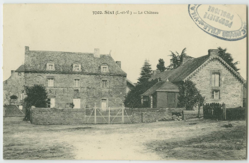 Carte postale ancienne 3702. Sixt (I.-et-V.) - Le Château à Sixt-sur-Aff