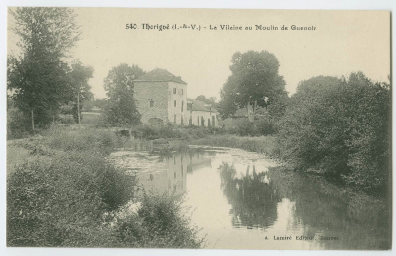 Carte postale ancienne 540. - Thorigné (I-&-V.) - La Vilaine au Moulin de Guenoir