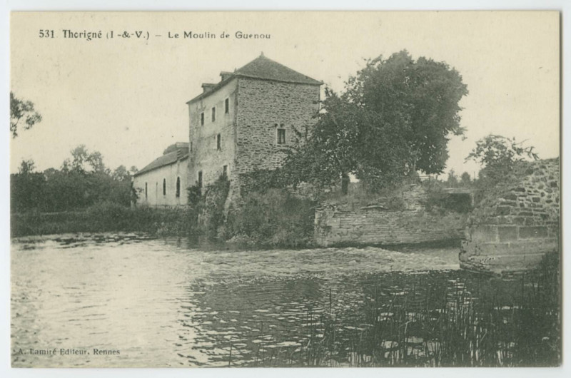 Carte postale ancienne 531. - Thorigné (I-&-V.) - Le Moulin de Guenou