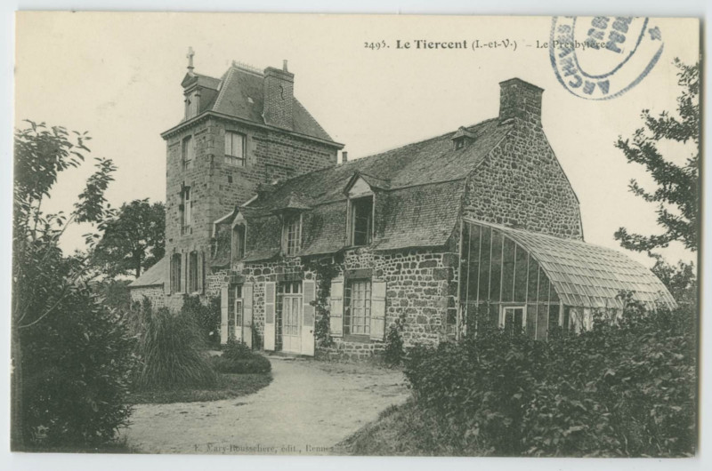 Carte postale ancienne 2495. Le Tiercent (I.-et-V.) - Le Presbytère