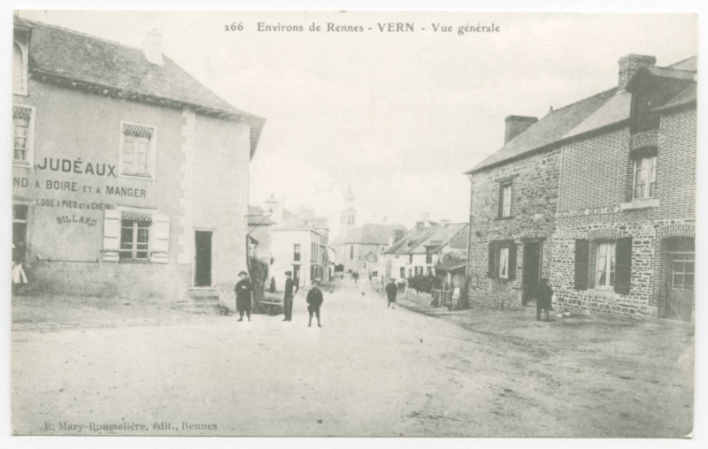 Carte postale ancienne 266. Environs de Rennes - Vern - Vue Generale.
