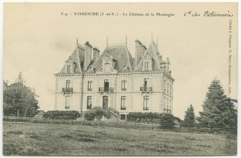 Carte postale ancienne 519 - Visseiche (I-et-V) - Le château de la Montagne