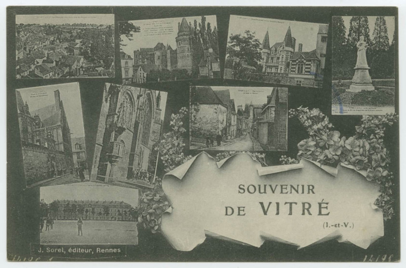 Carte postale ancienne Souvenir de Vitré (I.-et-V.)