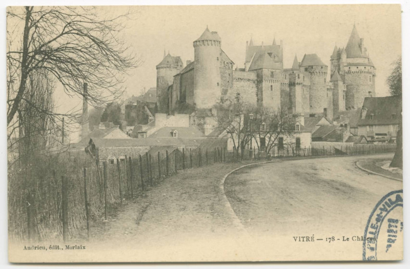 Carte postale ancienne Vitre-178 -Le Château.