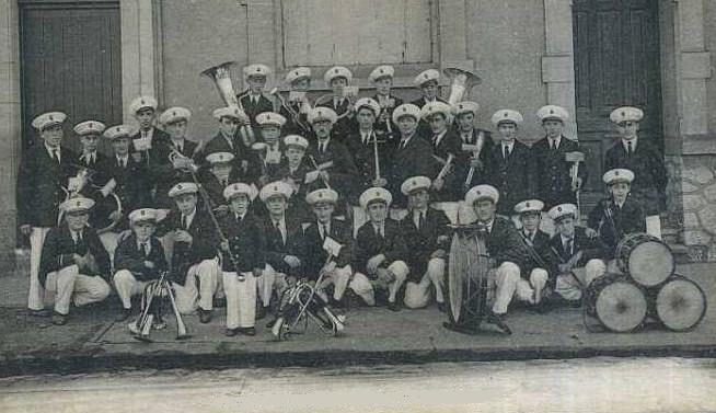 Carte postale ancienne Société des Bigophones du Mans