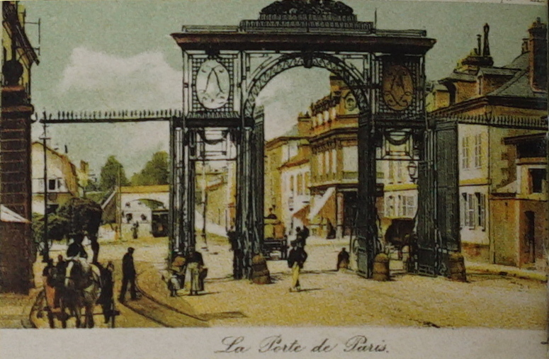 Carte postale ancienne Reims porte de paris 08409