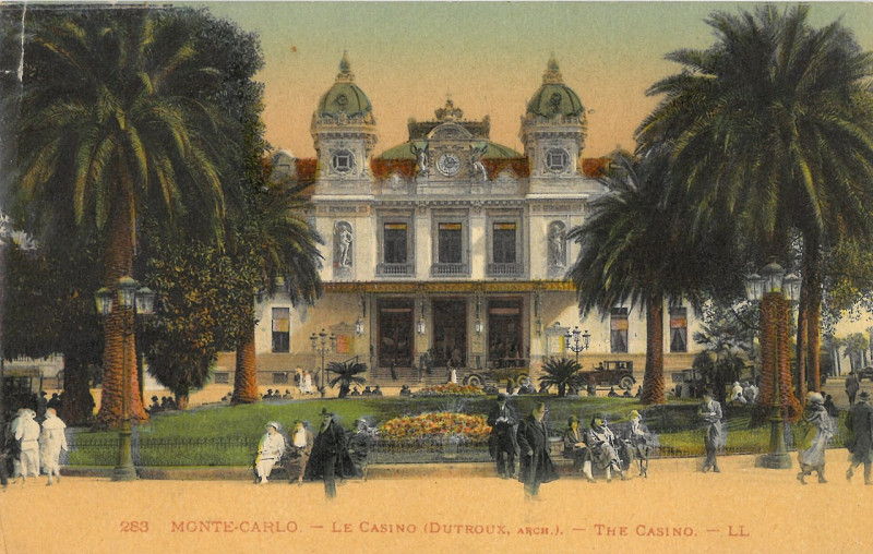 Carte postale ancienne Monte Carlo - Casino