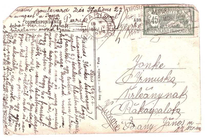 Carte postale ancienne Place de la République (2)