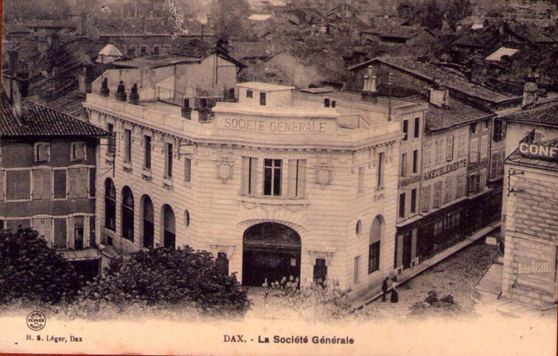 Carte postale ancienne Dax (Landes) - Société Générale 5