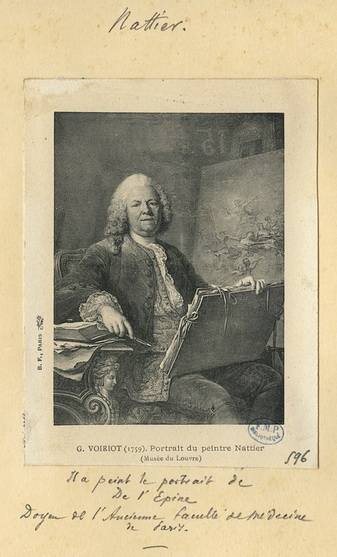 Carte postale ancienne Nattier, Jean-Marc CIPA0596