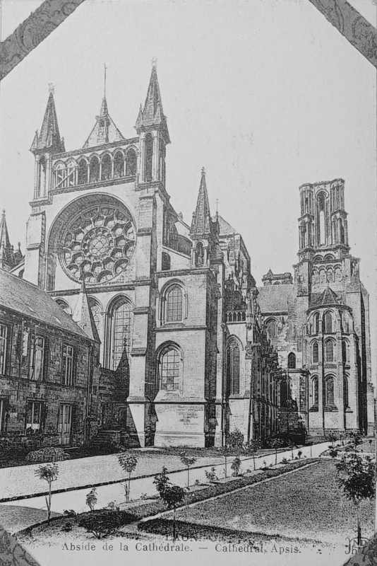 Carte postale ancienne Cpa album 10 1005176 laon (abside)