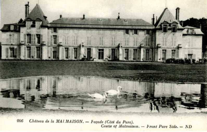 Carte postale ancienne 206, Chateau de la Malmaison, Castle of Malmaison, Front Side (NBY 4625)