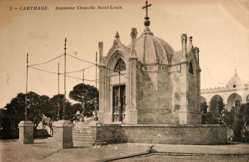 Carte postale ancienne Ancienne chapelle Saint Louis 1888