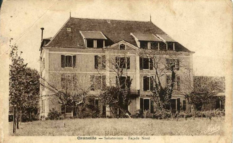 Carte postale ancienne Cauneille (Landes) - Sanatorium 1