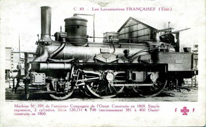 Carte postale ancienne Ouest 120 393
