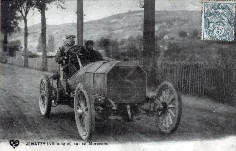 Carte postale ancienne Jenatzy