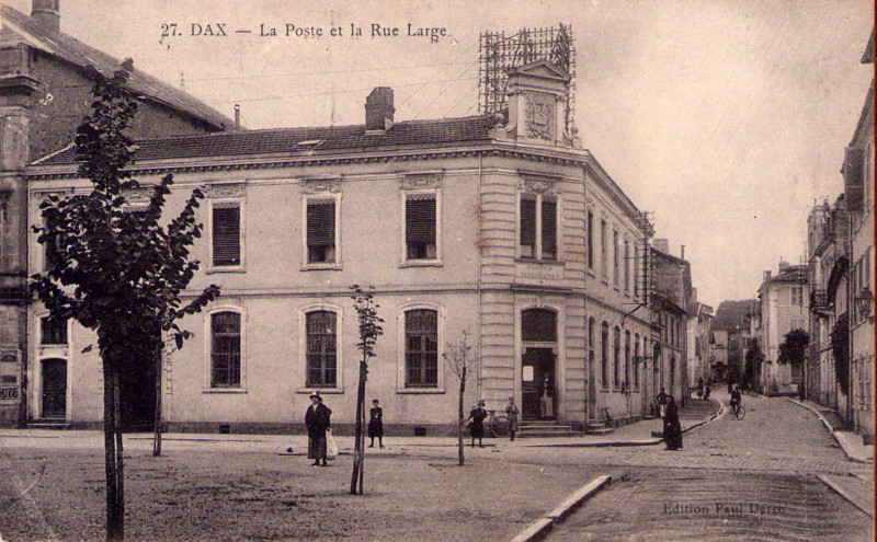 Carte postale ancienne Dax (Landes) - La Poste 1