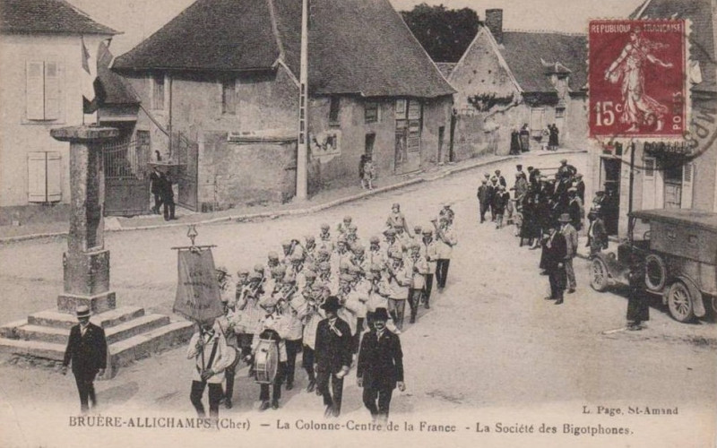 Carte postale ancienne Bigophones Bruère-Allichamps