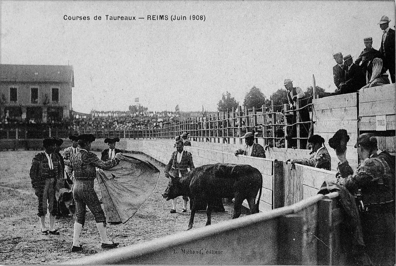 Carte postale ancienne Stade de la muire 1908 5063