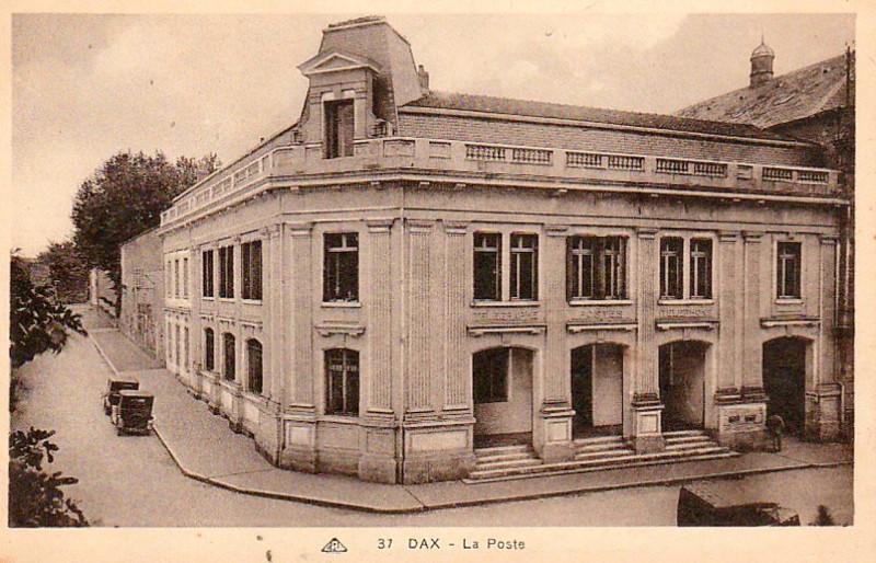 Carte postale ancienne Dax (Landes) - La Poste 5