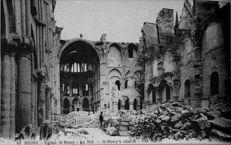 Carte postale ancienne Basilique st remi reims 1GM 5298