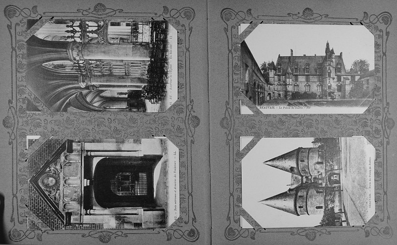 Carte postale ancienne Cpa album 10 1005184 eu beauvais à Eu