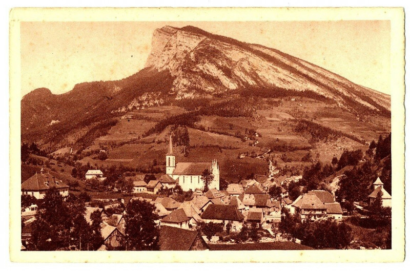 Carte postale ancienne Isère Chartreuse Saint-Pierre-d'Entremont Le Granier à Saint-Pierre-d'Entremont