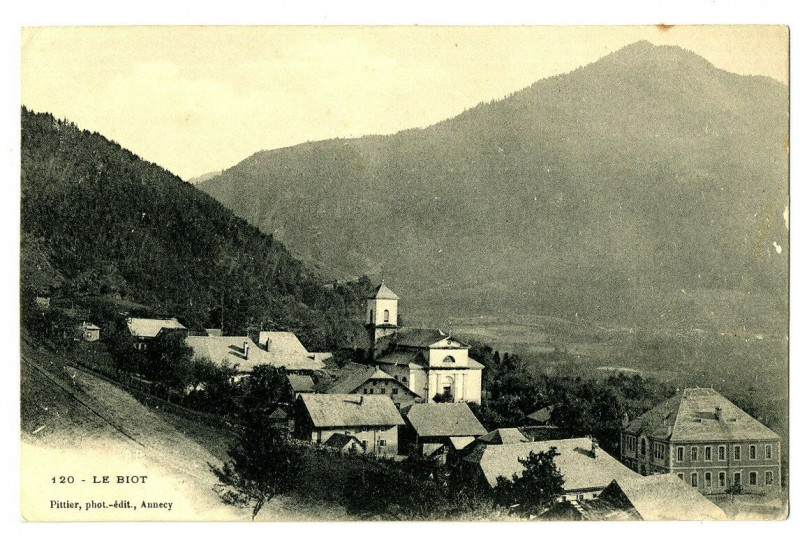 Carte postale ancienne Haute-Savoie Le Biot au Biot