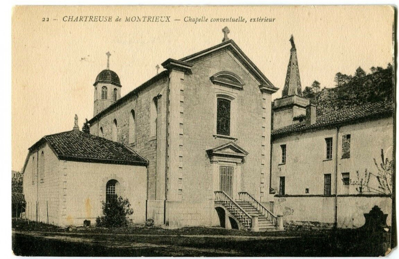 Carte postale ancienne Var Chartreuse de Montrieux Chapelle