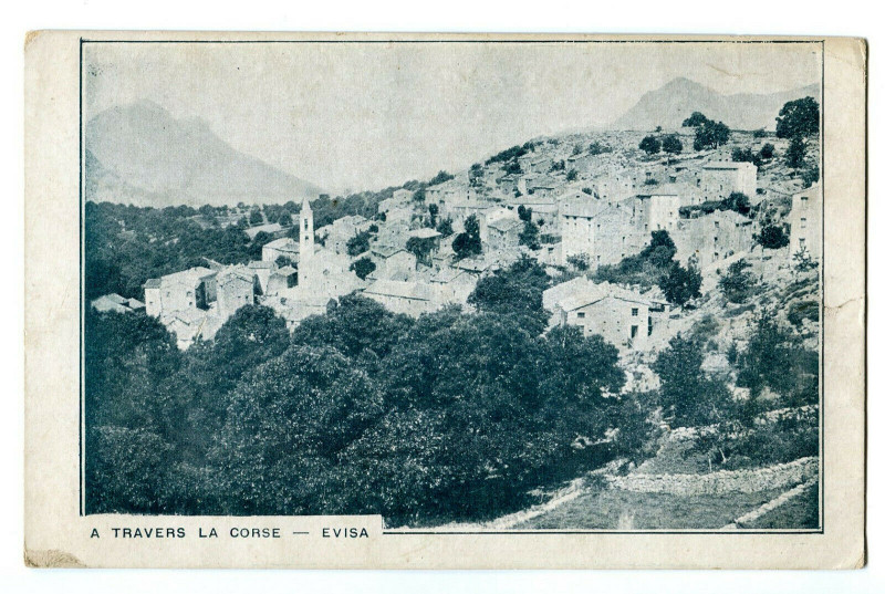 Carte postale ancienne Corse Evisa